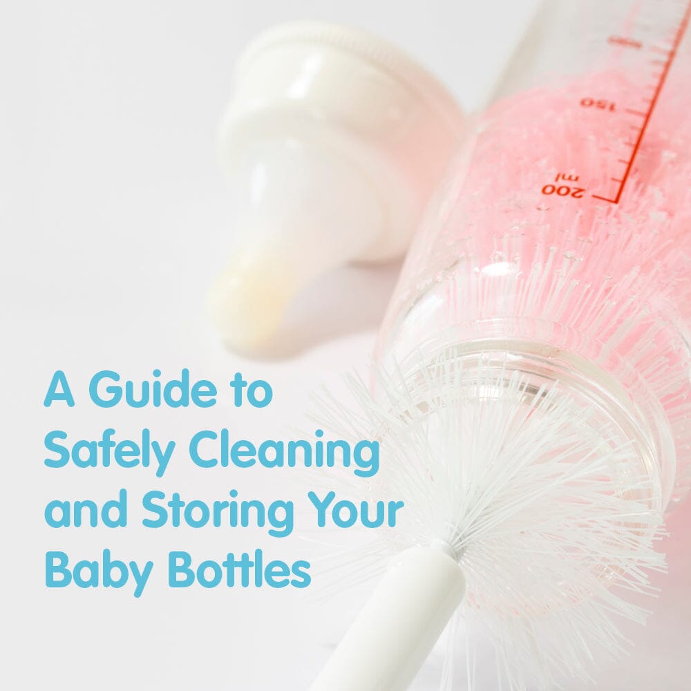 A Guide to Safely Cleaning and Storing Your Baby Bottles